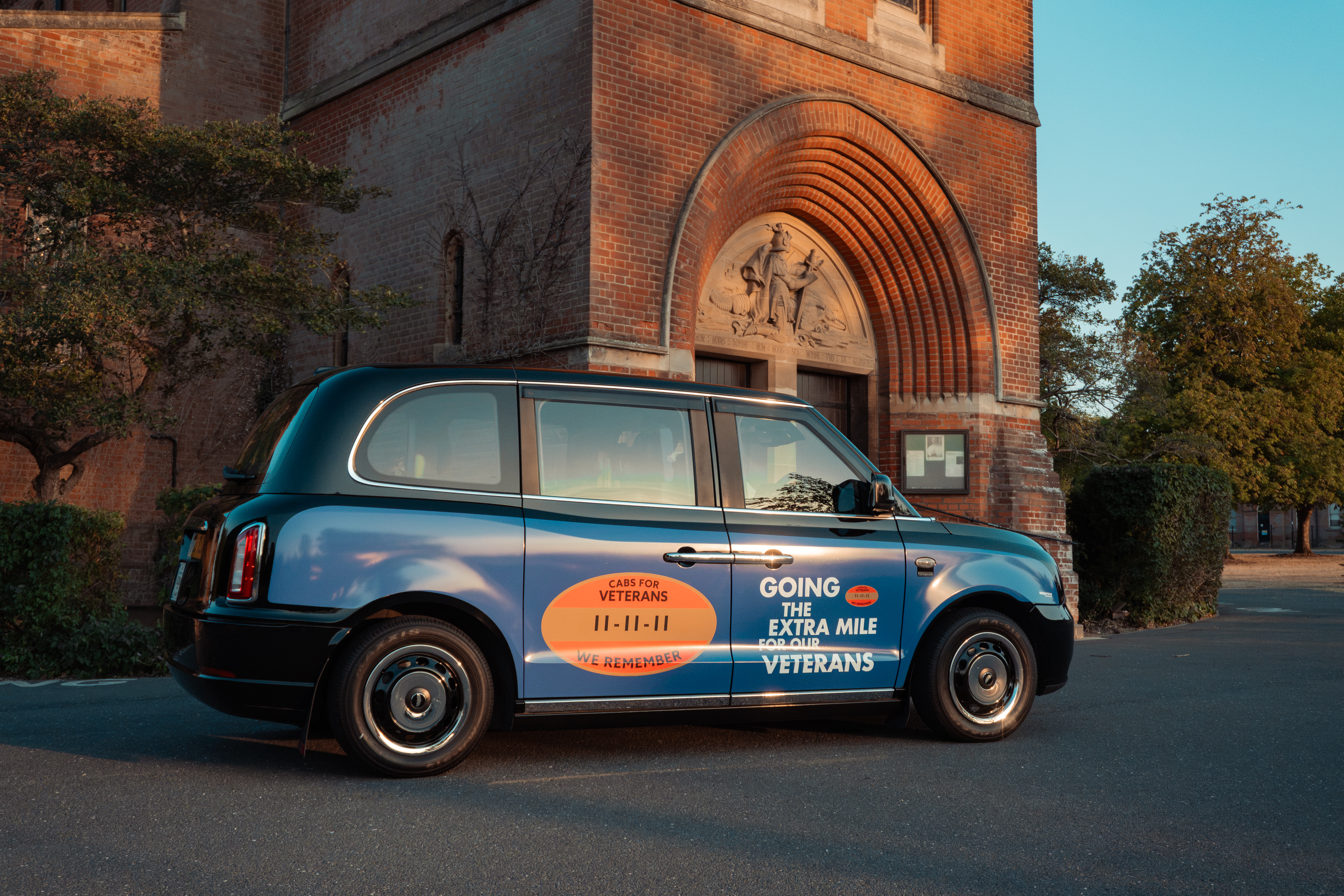 Liveried taxi in Aldershot