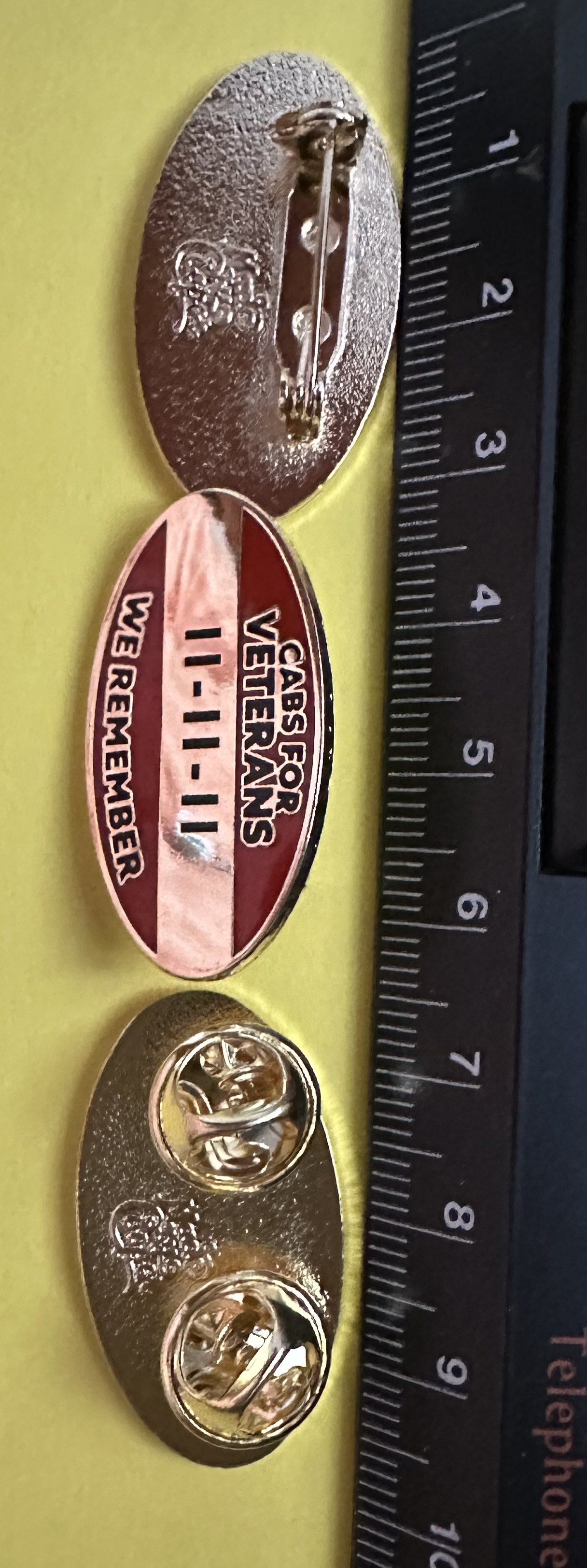 Cabs-for-Veterans badges